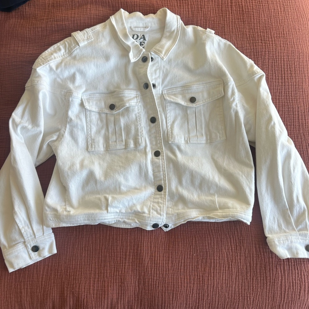 White Jean Jacket